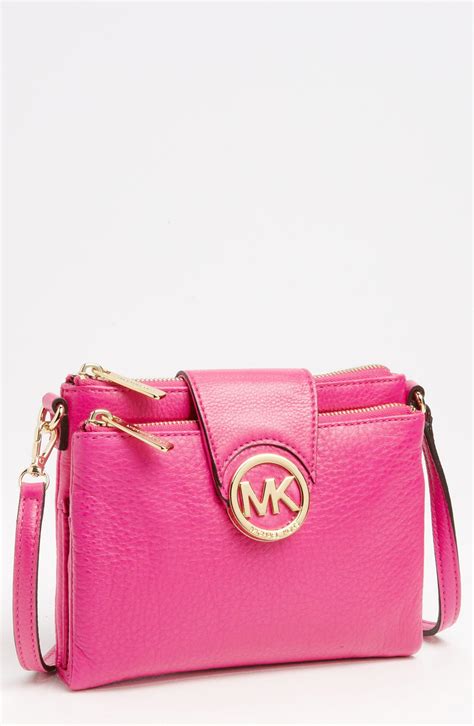 michael kors pink two color crossbody|Michael Kors purses hot pink.